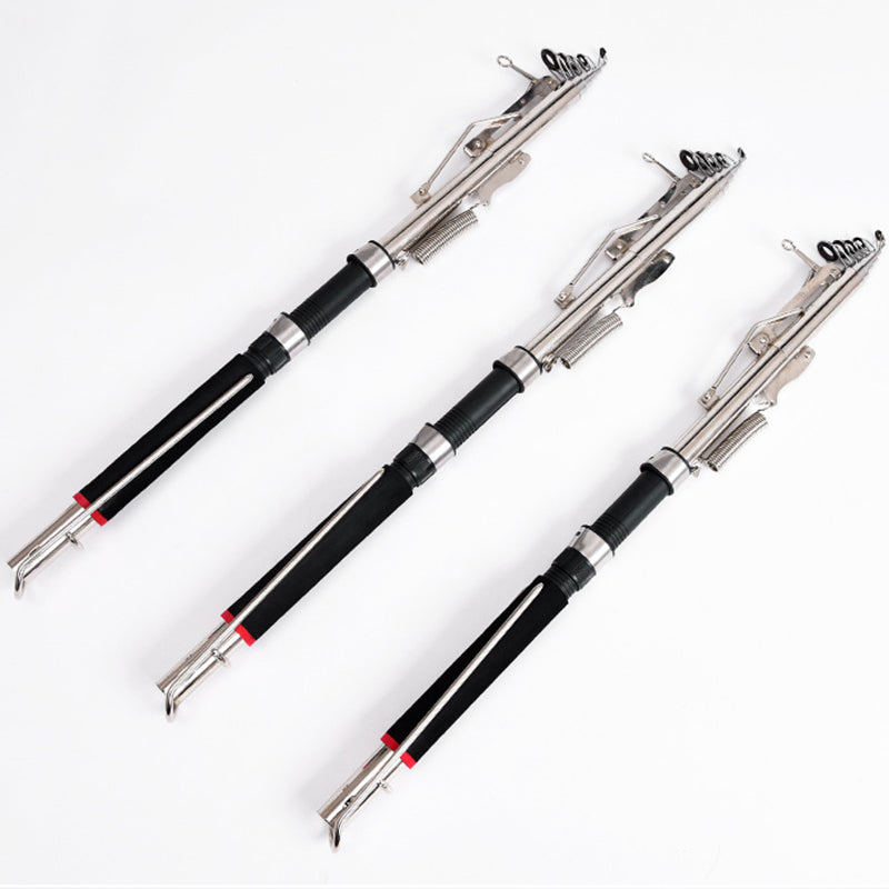 ZANLURE 1.5/ 1.8/ 2.1/ 2.4m Automatic Fishing Rod Fishing Essential Sea River Lake Stainless Steel Fishing Rod Holder Fishing Pole For Sensitive Operation Fishing Sport Tool