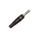 Amass 5 Colors 4mm Cross Nickel Plated Copper Banana Plug With PVC Rubber Sheath