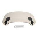 Universal Adjustable Clip On Brown Windshield Extension Spoiler Wind Big Windscreen Deflector For Motorcycle Scooter