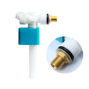 G3/8 & G1/2 Plastic Side Entry Toilet Inlet Float Valve Cistern Fill Bottom Water Inlet Tank Button Switch Replacement