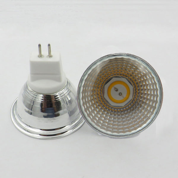 AC/DC12V GU5.3/MR16 COB 5W Warm White Cool White Non-Dimmable LED Bulb Spotlight for Ceiling Lighting