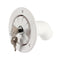 White 38mm Lockable Water Filler New Caravan RV Boat Parts Gravity Pipe Inlet