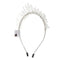 LED Crown Crystal Headband Headdress Garland Bridal Jewelry 3 Mode Flash Light Christmas Halloween Party Gift