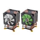 3 Pin 90cm Double Cooling Fan 6 Heat Pipes Cooler Heatsink for 115X 1366 Motherboard