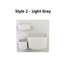 Home Wall Mounted Rack Organizer Cosmetic Sundries Holder Kitchen Bathroom Shelf Kitchen Storage Container