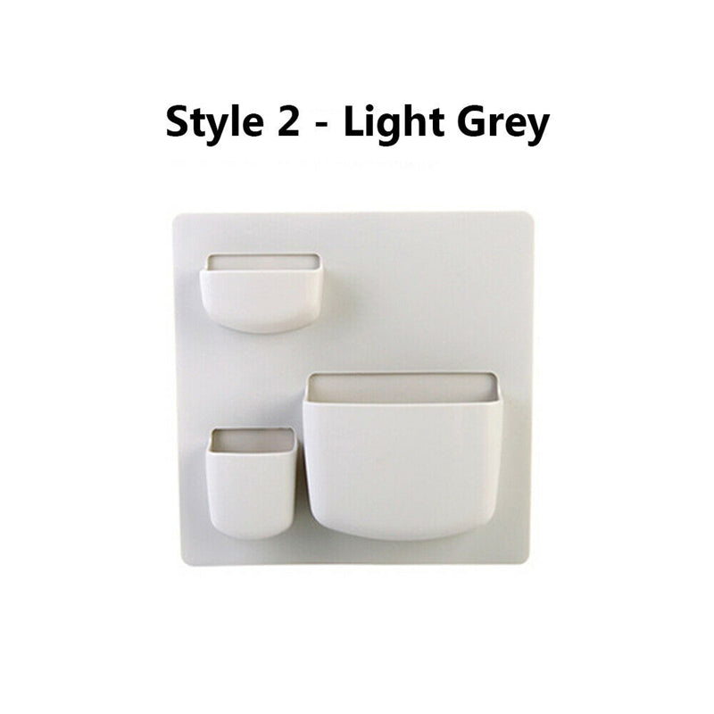 Home Wall Mounted Rack Organizer Cosmetic Sundries Holder Kitchen Bathroom Shelf Kitchen Storage Container