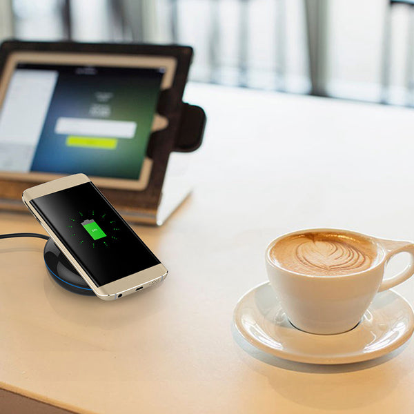 Bakeey Qi Wireless Fast Charger With LED Indicator For iPhone X 8Plus Samsung S7 S8 Note 8