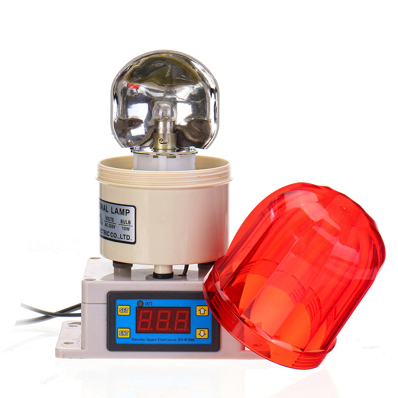 ZFX-B1308 Temperature Alarm Thermostat Machine Room Farm Oven Temperature Alarm High and Low Temperature Alarm 110-220V US Plug