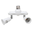 E27 Double Head Infrared PIR Motion Sensor LED Light Lamp Bulbs Holder Socket AC110-240V