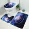 1.8M Flower Floral Printed Shower Curtain Bathroom Waterproof Bath Decor With 12 Hooks