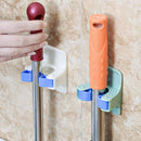 Bathroom Mop Brush Broom Hanger Holder Home Hooks Hanging Storage