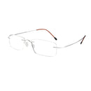 LianSanHD Titanium Light Reading Glasses Comfortable Flexible Resin Alloy Presbyopic Glass L8013T