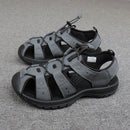 Summer Men Leisure Wear - resistant Adjusting Round Toe Non-slip Casual Beach Shoes Sandals