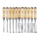 Drillpro CR-V 6-38mm Woodworing Chisel Wood Chisel Wood Handle for Woodworking Carving