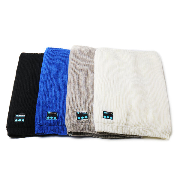 Bluetooth Earphone Headset Speaker Soft Warm Scarf Shawl Rapture Winter Outdoor