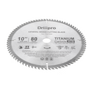 Drillpro 10 Inch 80 Teeth Saw Blade TCT General Purpose Hard and Soft Wood Saw Blades for Miter Saws Circular Saws Table Saws Hand Saws and Chop Saws