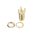 50 Golden SMA-KWE to RP-SMA Female RF Connector Adapter Straight for RC Drone