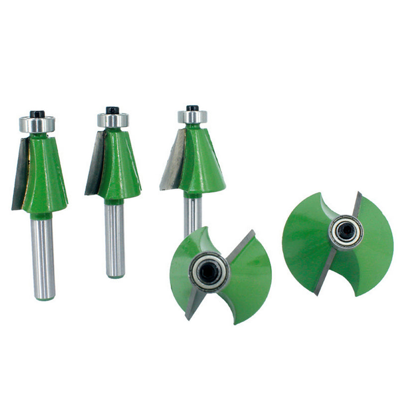 11.25/15/22.5/30/45 8mm Shank Tenon Router Bit Woodworking Trimming Tool