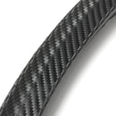 Car Auto Wheel Fender Eyebrow Protector Sticker Black Carbon Fiber Rubber Strip