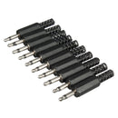 10pcs 3.5 mm Jack Audio Per Cuffie Spina Adattatore Connettori Plug Connectors