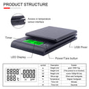 Multifunctional Hand Coffee Scale with Timer Temperature Probe Digital Kitchen Scale LCD Electronic Scale
