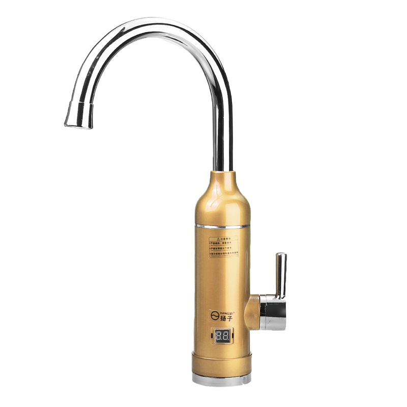 220V Electric Faucet Tap Hot Water Heater Instant For Home Bathroom Kitchen
