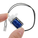 Two Bit Three Way Solenoid Valve Small Electronic Control Valve Exhaust Vent Valve DC 5V DC6V