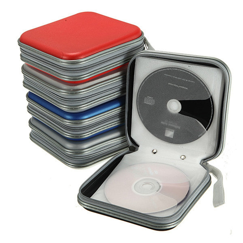 40 Disc CD DVD  Double-side Storage Case Organizer Holder Hard Wallet Album CD Storage Bag