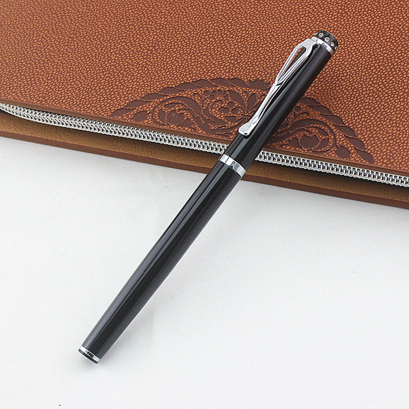 Jinhao 301 Fountain Pen 0.38mm EF Nib Writing Ink Pens Metal Luxury Calligraphy Pen Black