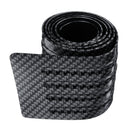 Universal Rear Trunk Carbon Fiber Strip Sill Bumper Guard Protector Pad Cover