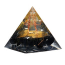 Orgone Pyramid Energy Generator Tower Home Reiki Healing Crystal 60x56x56mm Decorations
