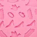 Bride Wedding Dress Silicone Fandant Mold Chocolate Polymer Clay Mould