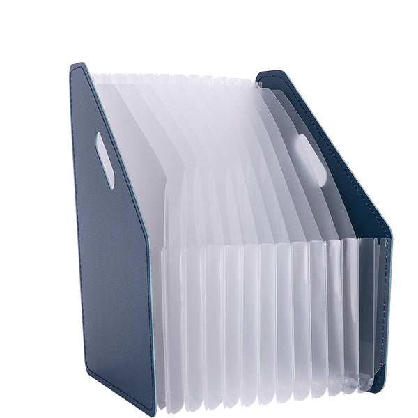 XIAOMI Ecosystem Deli 93951 Organ Bag 13 Grids A4 Expanding File Folder Student Paper Booklet Container Business Multi-function Conference Desktop Document Organizer