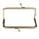 Metal Purse Bag Frame Kiss Clasp Lock Iron Tone for Bag Making 15cm x 8.5cm
