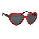 Novelty Red Black Heart Sunglasses Women Girls Party Eye Glasses Photo Props