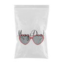 Novelty Red Black Heart Sunglasses Women Girls Party Eye Glasses Photo Props