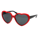 Novelty Red Black Heart Sunglasses Women Girls Party Eye Glasses Photo Props