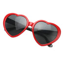 Novelty Red Black Heart Sunglasses Women Girls Party Eye Glasses Photo Props