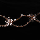 Vintage Wedding Headband Double Band Tiara Gold Hair Band Bridal Jewelry Accessories