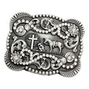 Retro Men Vintage Belt Buckle Lightweight Western Cowboy Native American