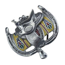 Antique Horseshoe Horse Animals Saddle Belt Buckle Western Rodeo Buckle 10.5 x 8cm