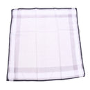 12pcs Vintage Handkerchief Mens Woven Cotton Square Striped Pocket Hanky