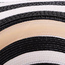 Women Large Floppy Foldable Straw Kentucky Derby Beach Sun Hat Cloche Cap Wide Brim Cap Packable