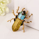 Western Style Insect Brooch Pin Novelty Bridal Wedding Jewelry Scarf Clips 3.9 x 3.6 cm