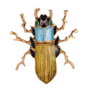 Western Style Insect Brooch Pin Novelty Bridal Wedding Jewelry Scarf Clips 3.9 x 3.6 cm