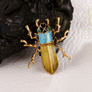 Western Style Insect Brooch Pin Novelty Bridal Wedding Jewelry Scarf Clips 3.9 x 3.6 cm