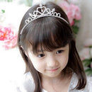 Children's Wedding Crown Headband 36.5cm Circumference Crystal Rhinestone Hairband For Kids Girls