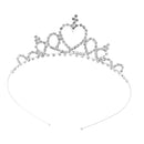 Children's Wedding Crown Headband 36.5cm Circumference Crystal Rhinestone Hairband For Kids Girls