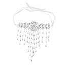 Womens Arm Slave Harness Tassel Chain Upper Cuff Armband Armlet Bracelet Bangle
