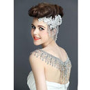 Bridal Wedding Necklace Crystal Rhinestone Jewelry Set Art Decor